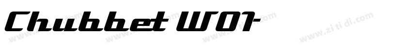 Chubbet W01字体转换
